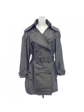 Chanel Coat Silk Gray